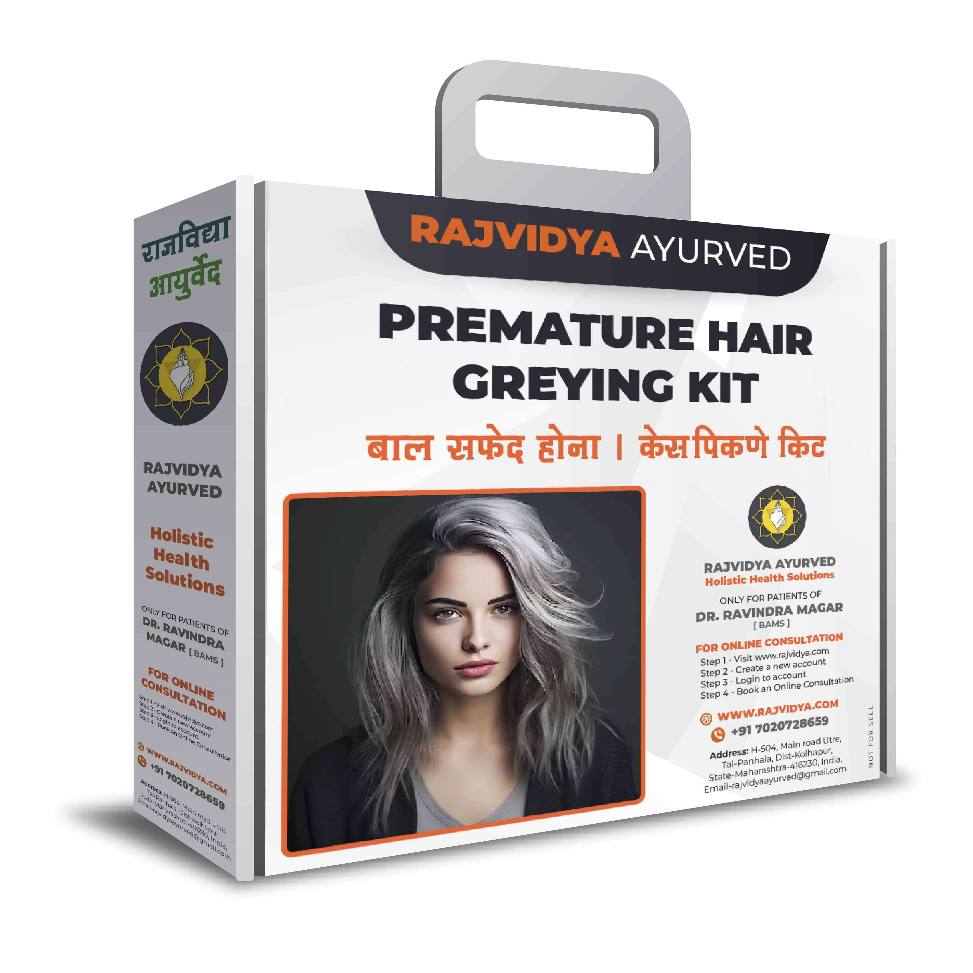 Premature Hair Greying Control Kit