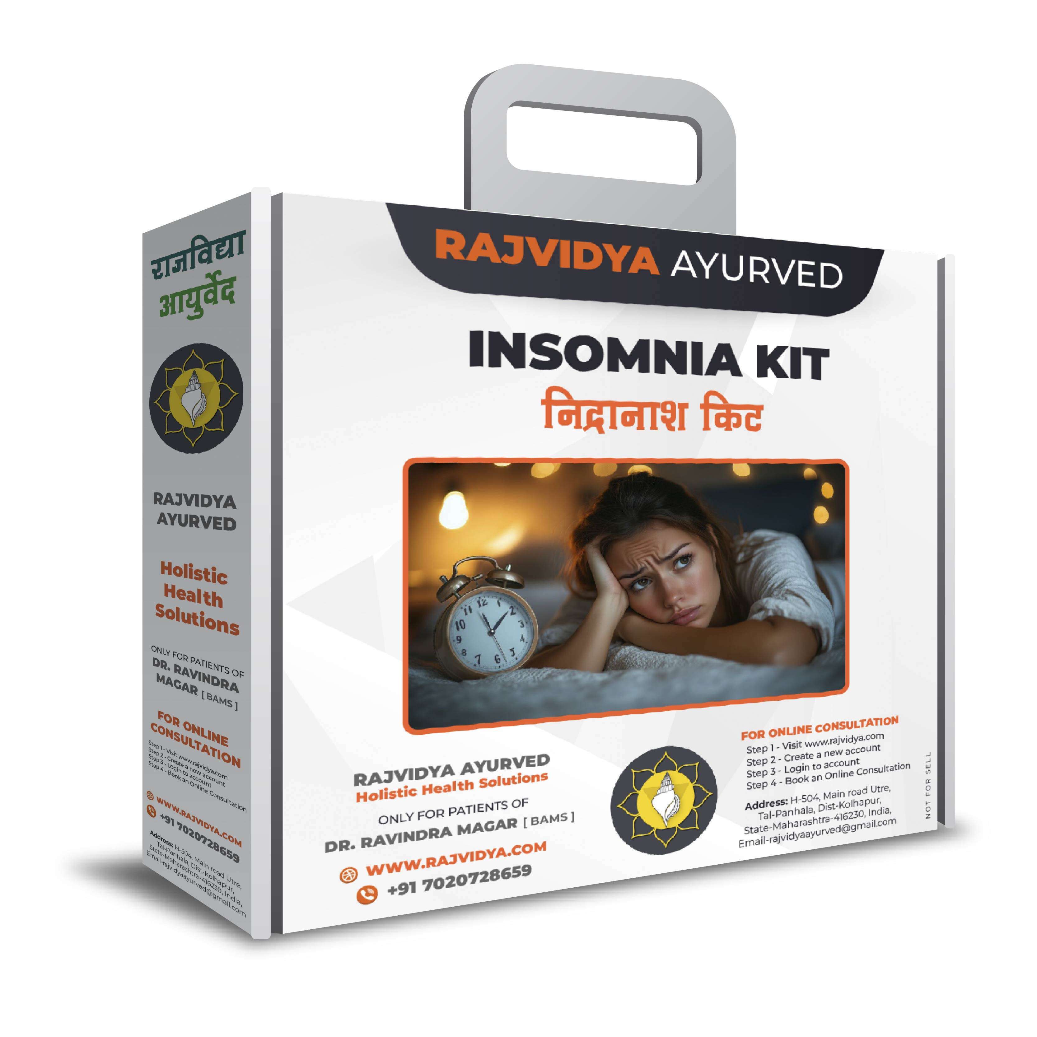 Insomnia Relief Kit – Ayurvedic Sleep Aid for Restful Nights